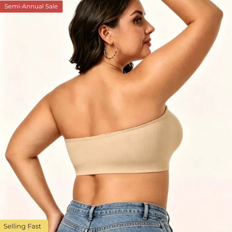 nūda™ Wireless Strapless Bra with Anti‑Slip Silicone Support