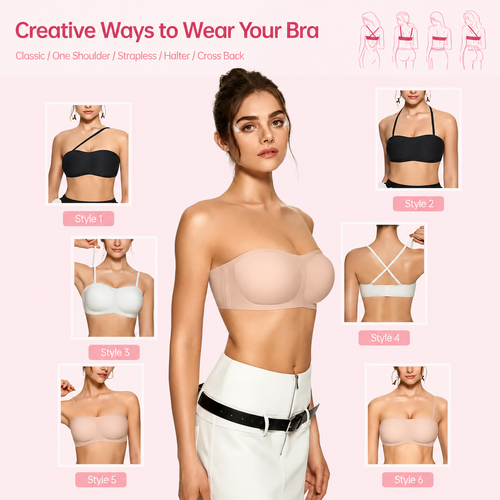 nūda™ LiftFit Strapless Bandeau Bra