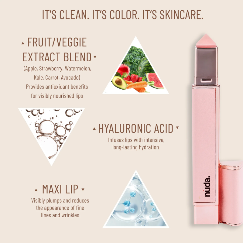 nūda.™ Love Lip-Plumping Glossy Lip Balm